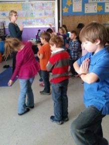 children in classroom